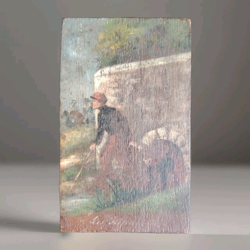 Petite peinture sur bois - ,