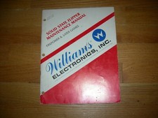 Williams Solid State Flipper Pinball Games Maintenance Manual