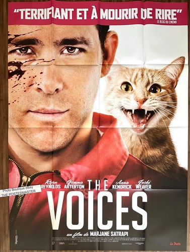 Affiche cinéma the voices - affiche,