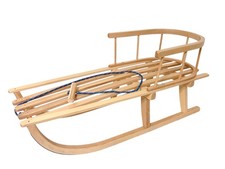 Luge bois avec dossier et