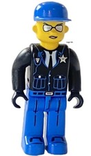 Lego 4j008 4 Juniors Figurine Police du 4666 4669 Turbo-charged Police Boat