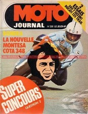 MOTO JOURNAL  251 Test SUZUKI GT 500 DUCATI 125 Enduro MONTESA 348 Cota KTM 1976