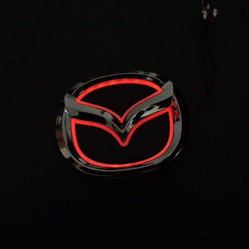 Red led car tail - logo, badge