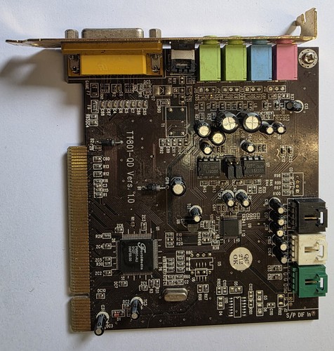Terratec tt801 carte son pci - tt801,
