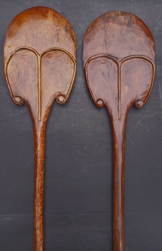 Paire pagaie rapa nui ile - de,