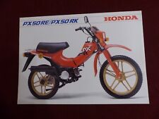 Prospectus Catalogue Moto : HONDA PX 50 RE / PX 50 RK de 1984