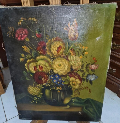 Tableau ancien huile - tableau, nature