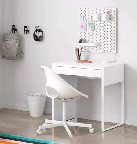 White ikea desk - white,