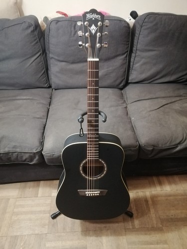 Washburn wd7s guitare - washburn, noire