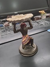 baguier au Nubien,bronze,12cm