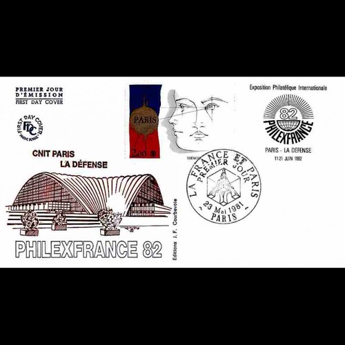 Fdc philexfrance 82 - fdc,