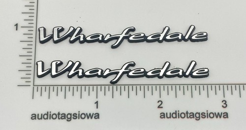 Wharfedale speaker badge pair - speaker,