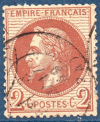 Timbre 26a oblitere voir - 26a,