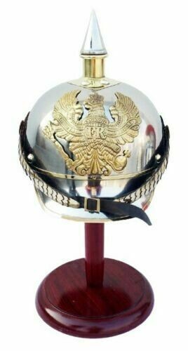 Casque pickelhaube cuir - pickelhaube,