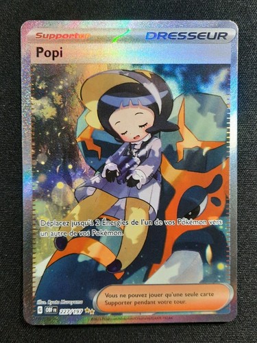Carte pokémon popi fa - pokémon,