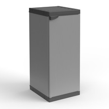 Armoire en résine de PVC et PP, 1 Porte, 1 étagère, Facile à Monter, système ...