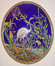 Emaux de Longwy. Plaque aux