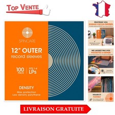 100 Pochettes pour Vinyles 33T