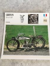 Griffon 250 cm3 3HP 1922 Carte moto Collection Atlas France