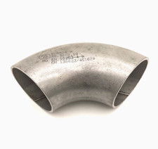 Coude inox court à 90°diamètre 48,3 extérieur ép 2mm pour echappement/Tuyauterie