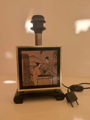 Lampe chinoise laque - lampe,