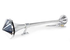 Klaxon Trompette Fini Chrome