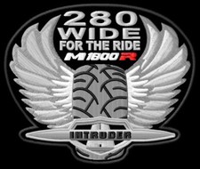 Suzuki Intruder M1800R 280 Wide S  ecusson brodé patcheThermocollant