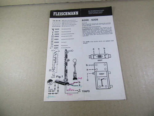 Fleischmann dépliant 6200 - fleischmann,