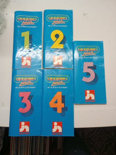 Livrets jeu quizzard - livrets, junior