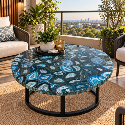 Dessus table rond - de,