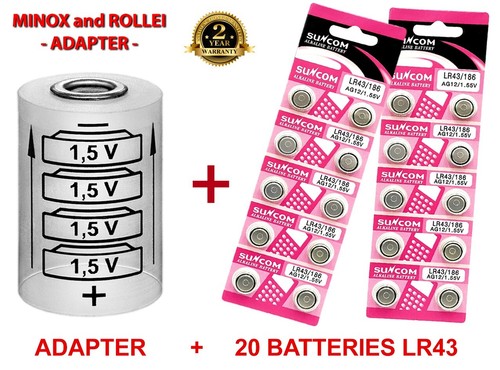 Adaptateur batterie minox - adaptateur, de