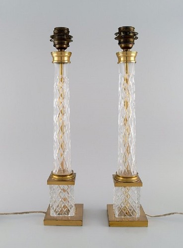 Une paire lampes table - paire,