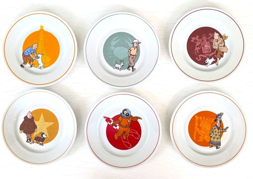 Tintin anciennes assiettes - tintin, 6