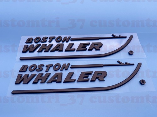 2pcs matte black boston whaler - black,