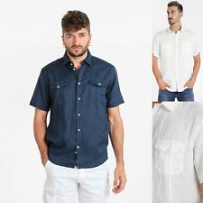 Chemise Homme Lin Blanc Manche