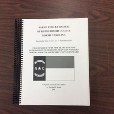 Sarah Colley (Jones) of