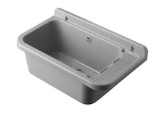 AM2051BG Évier Mural Gris Ciment résine pour extérieur 60 x 34 cm H 21 60x34x...