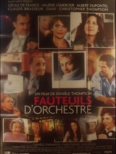 FAUTEUIL D'ORCHESTRE - Affiche Cinéma 120x160 Pliée CAC3113