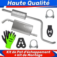 Kit de pot d'échappement pour Smart Forfour 1 I W454 Hayon 1.1 1.3 (2004-2006)