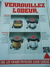 Advertising 1980 SEB Fryer Lock Smell