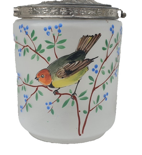 Seau pot biscuits ancien - seau,