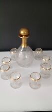 Beautiful Art Deco Baccarat Crystal Fontenay Gold Enhancement Service