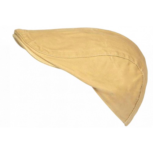 Casquette plate marron - casquette,