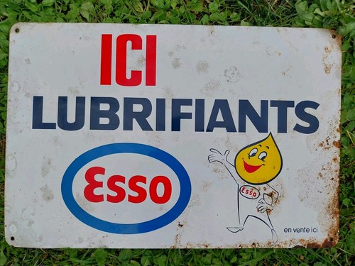 Tole esso publicitaire - esso,