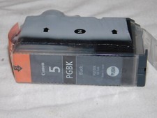 NEW NWOP CANON INK CARTRIDGE 5 BLACK PGI-5 AUTHENTIC SEALED