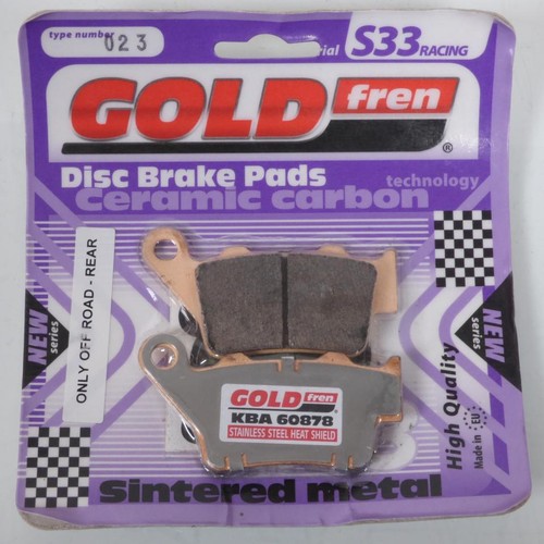 Plaquette frein gold - de,