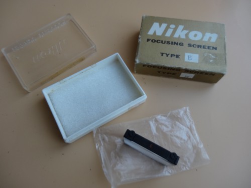 Nikon focusing screen e - focusing,