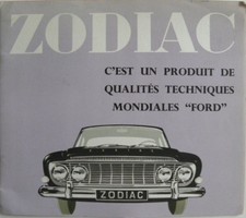 Brochure FORD ZODIAC Mark III