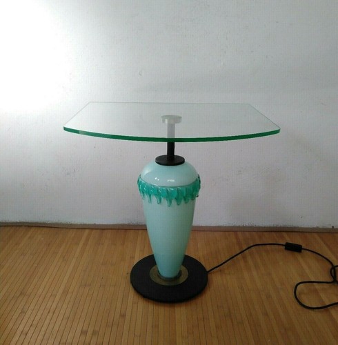 Lampe guéridon murano - lampe,