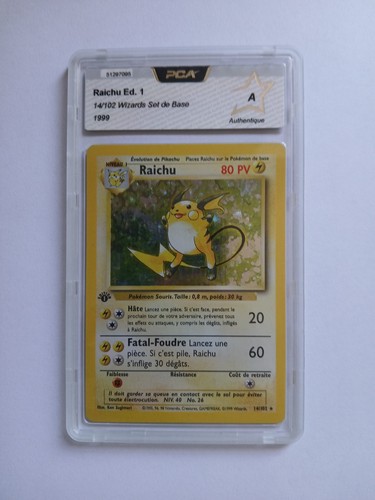 Carte pokemon raichu 102 - raichu, 14/102